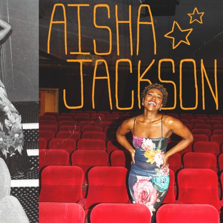 Aisha Jackson, currently starring in "The Great Gatsby" on Broadway, is photographed in the New York City's Broadway Theatre