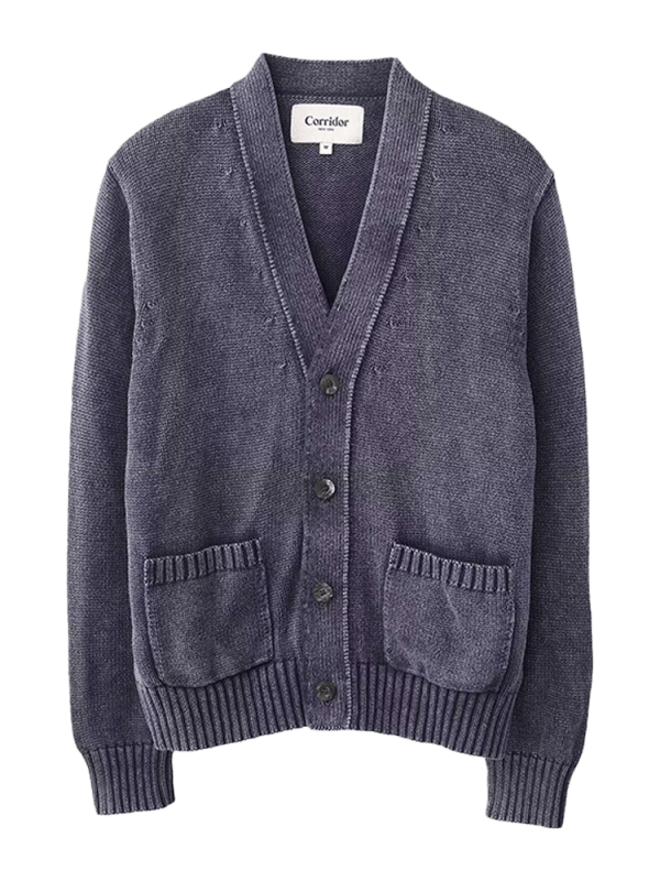Corridor Washed Cotton Cardigan Sweater