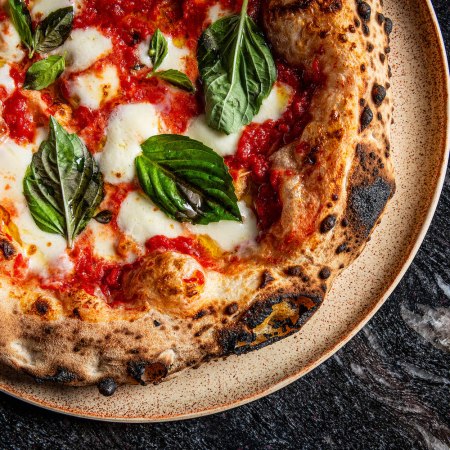 The Margherita pizza from Inferno Pizzeria Napoletana