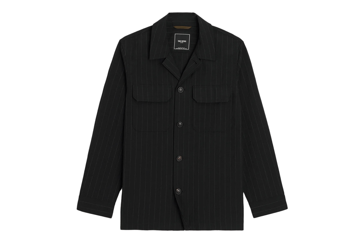 Todd Snyder Italian Wool-Linen Shirt Jacket