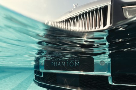 Rolls-Royce Phantom in a swimming pool