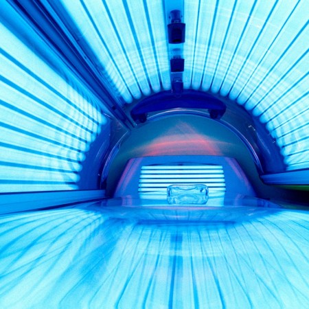 Tanning bed interior