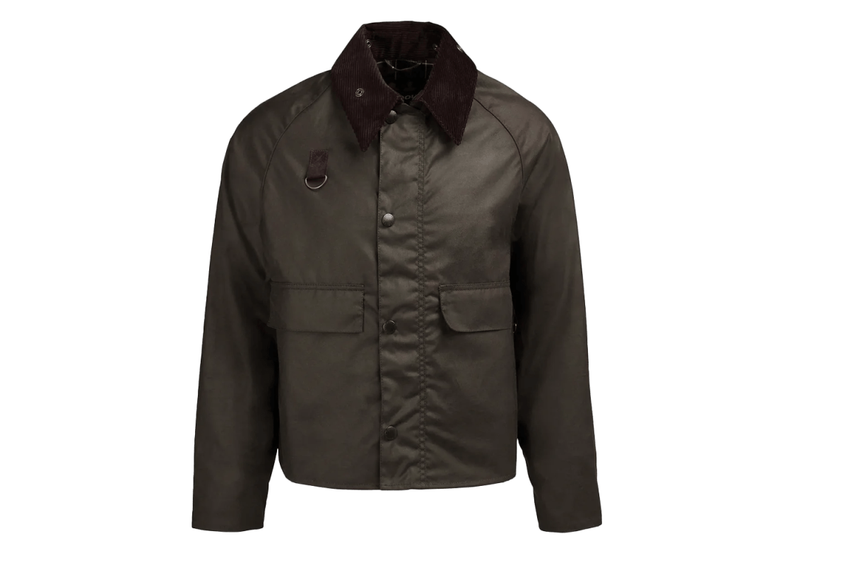 Barbour Spey Wax Jacket in Olive