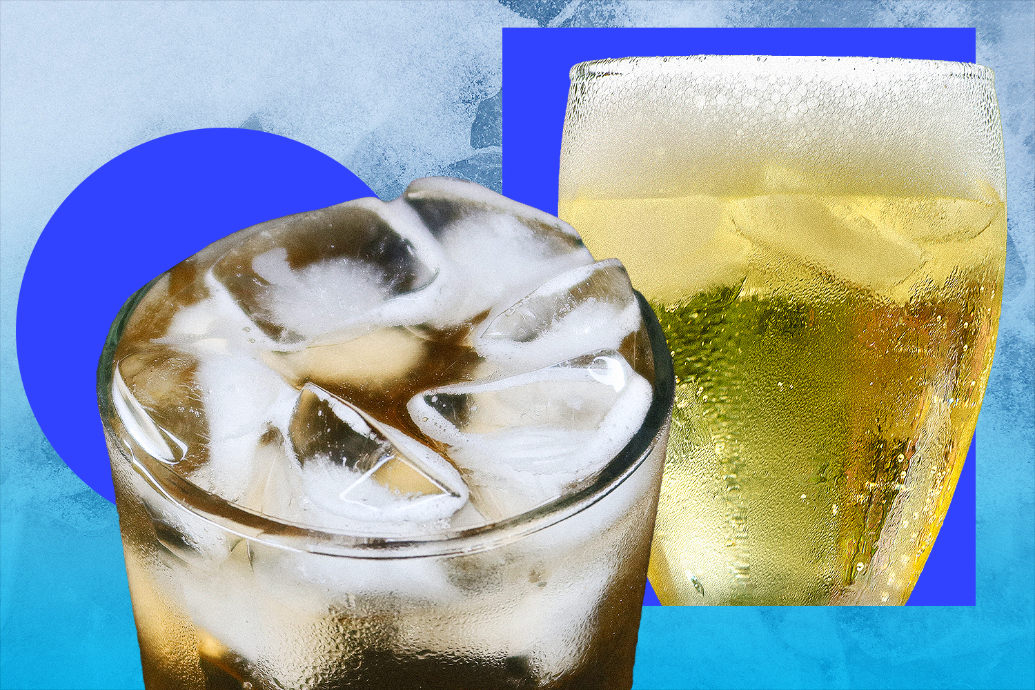 Ice in beer