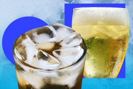 Ice in beer
