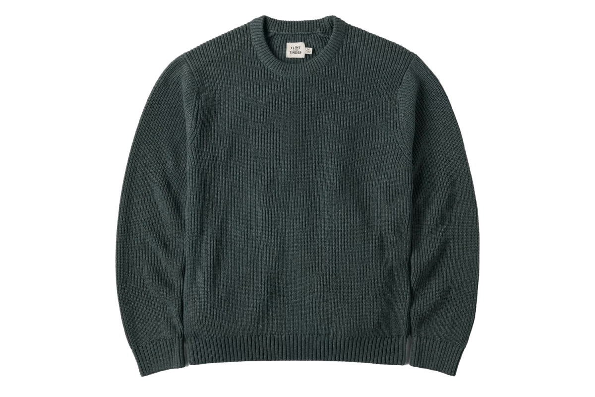 Flint and Tinder Bolinas Recycled Cotton Crewneck Sweater