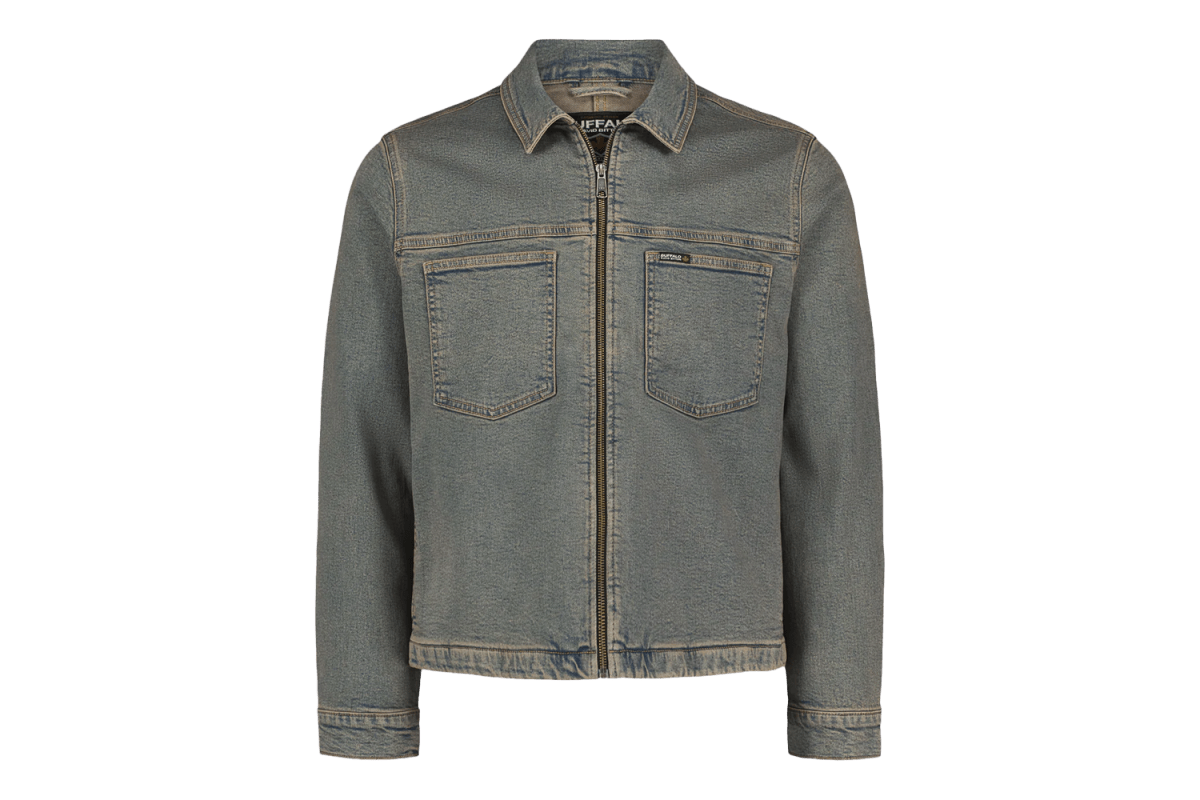 Buffalo Denim Jett Men’s Zip-Front Denim Jacket