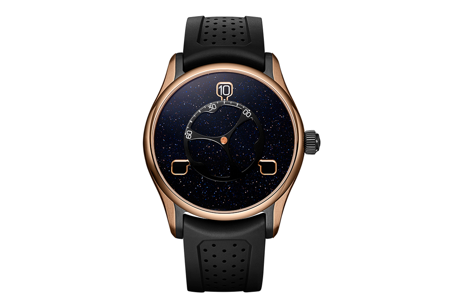 H. Moser Pioneer Flying Hours Aventurine