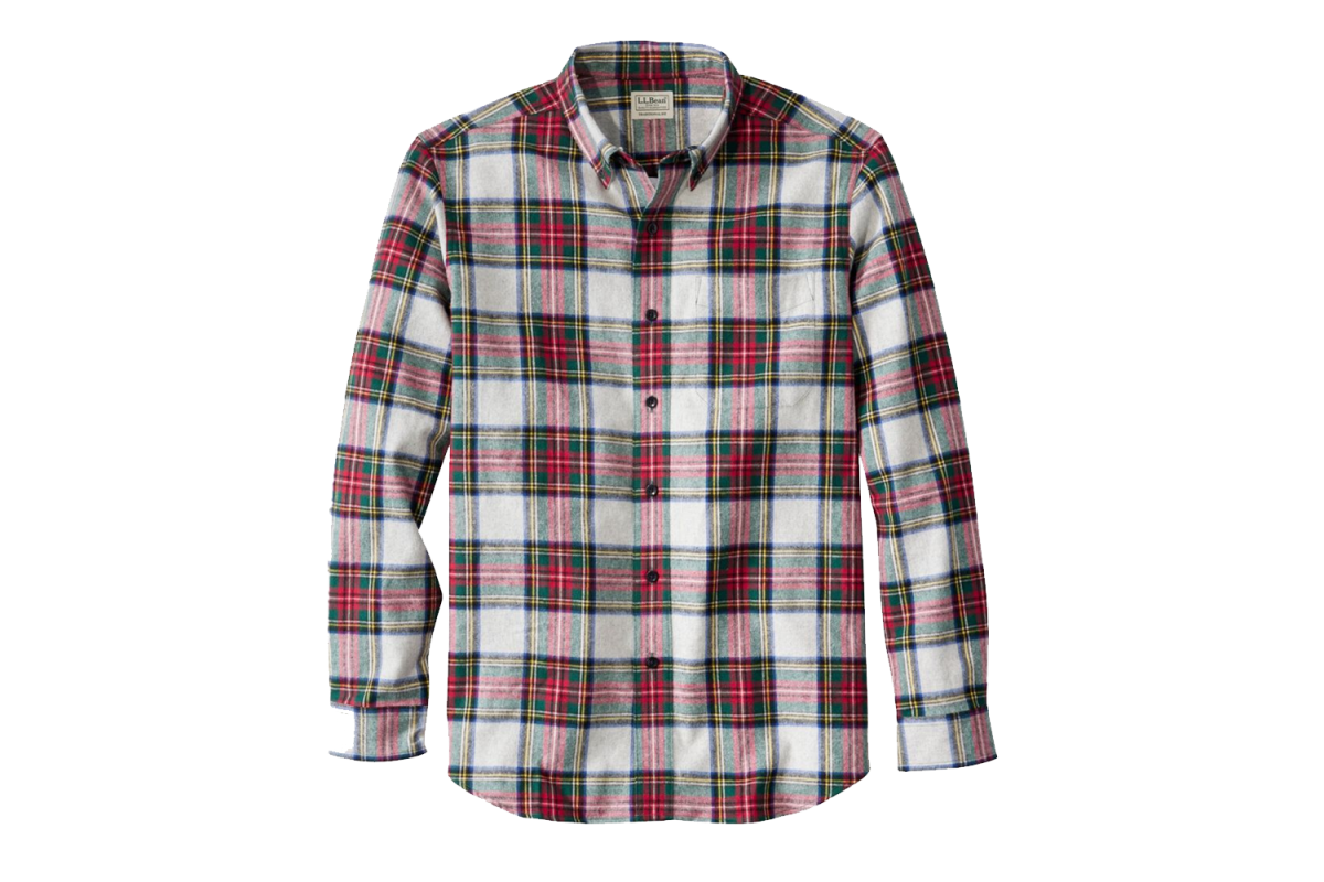 L.L.Bean Men’s Scotch Plaid Flannel Shirt