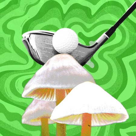 Golfing on Psilocybin