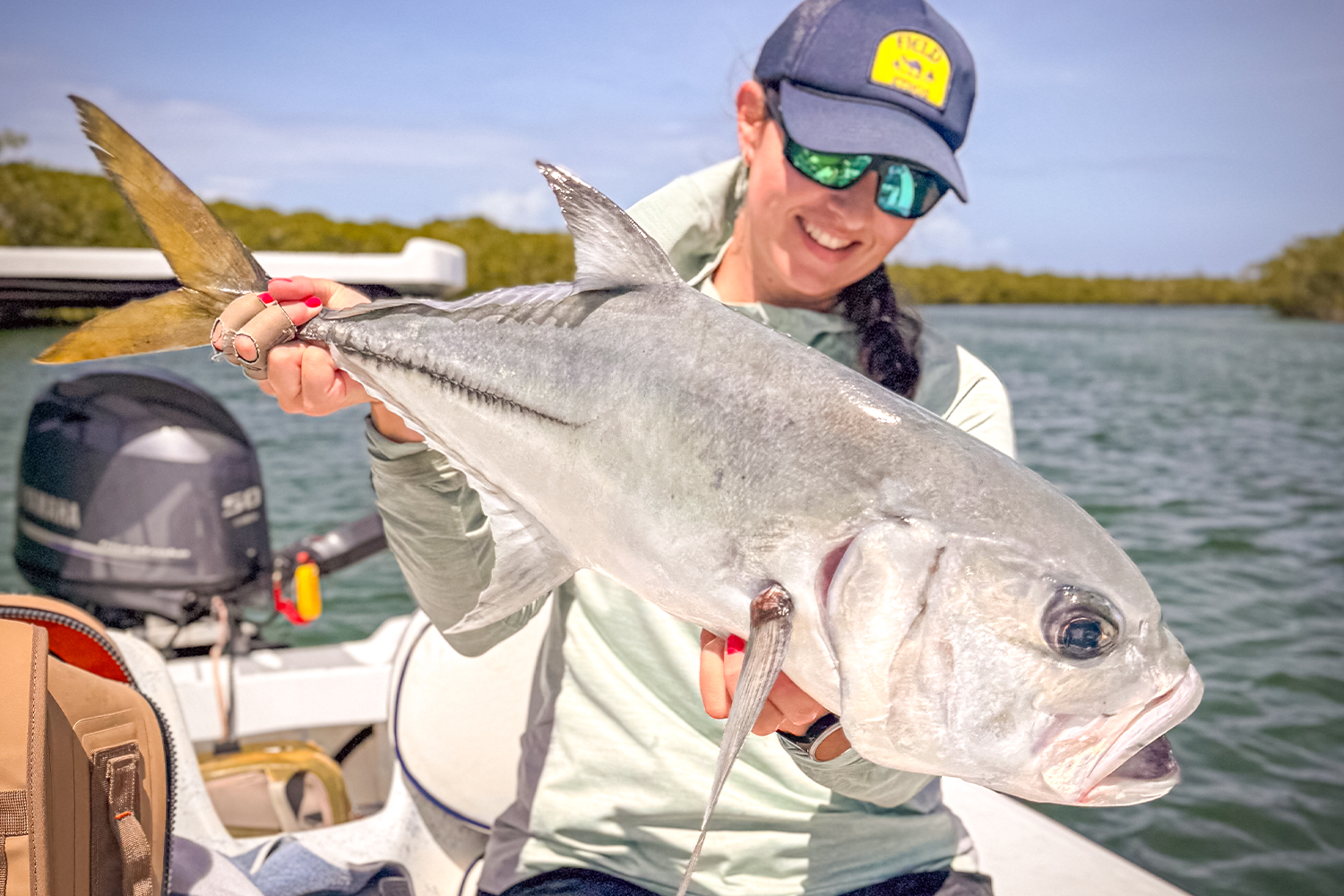 The atoll is particularly popular among fly anglers