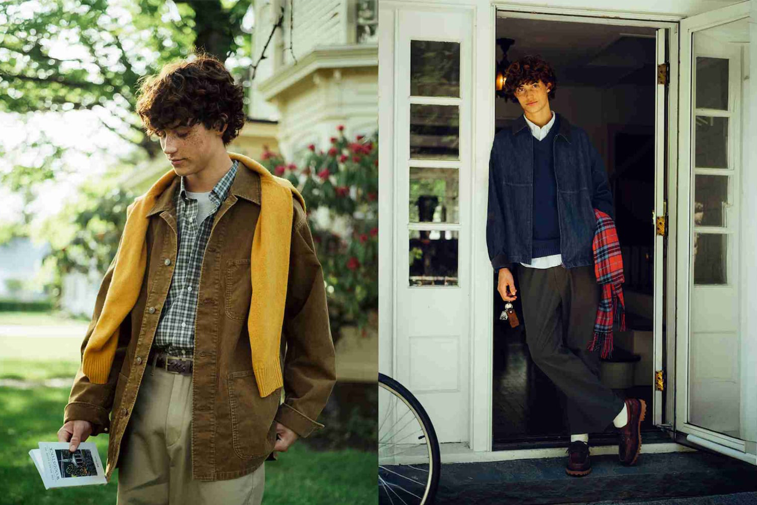 uniqlo lifestyle images side by side