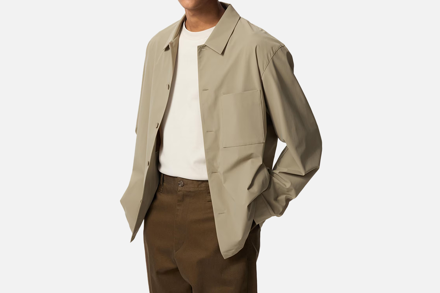 Uniqlo Ultra Stretch Shirt Jacket