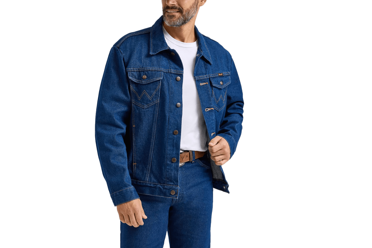 Wrangler Cowboy Cut Unlined Denim Jacket