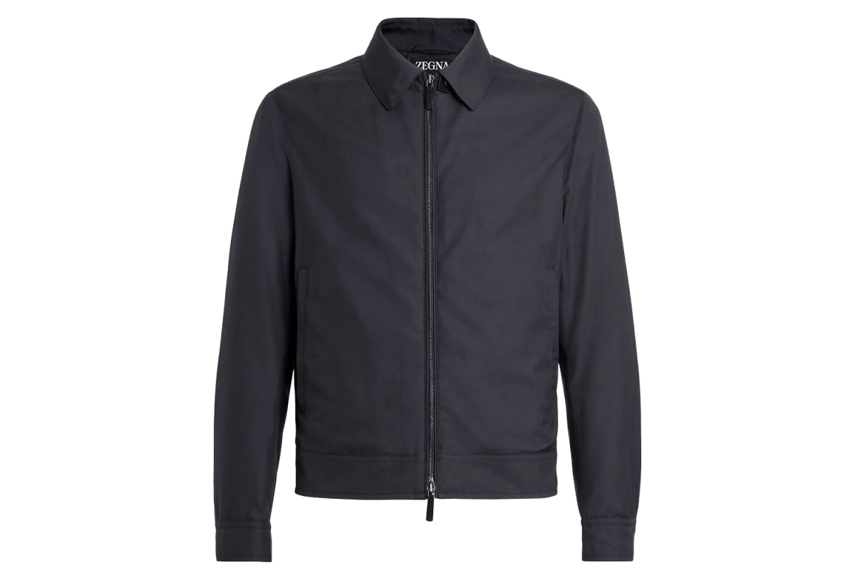 Zegna Leggerissimo Zipped-Up Shirt Jacket