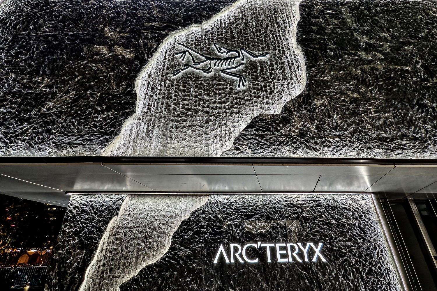 The Arc'teryx store in Beijing, China