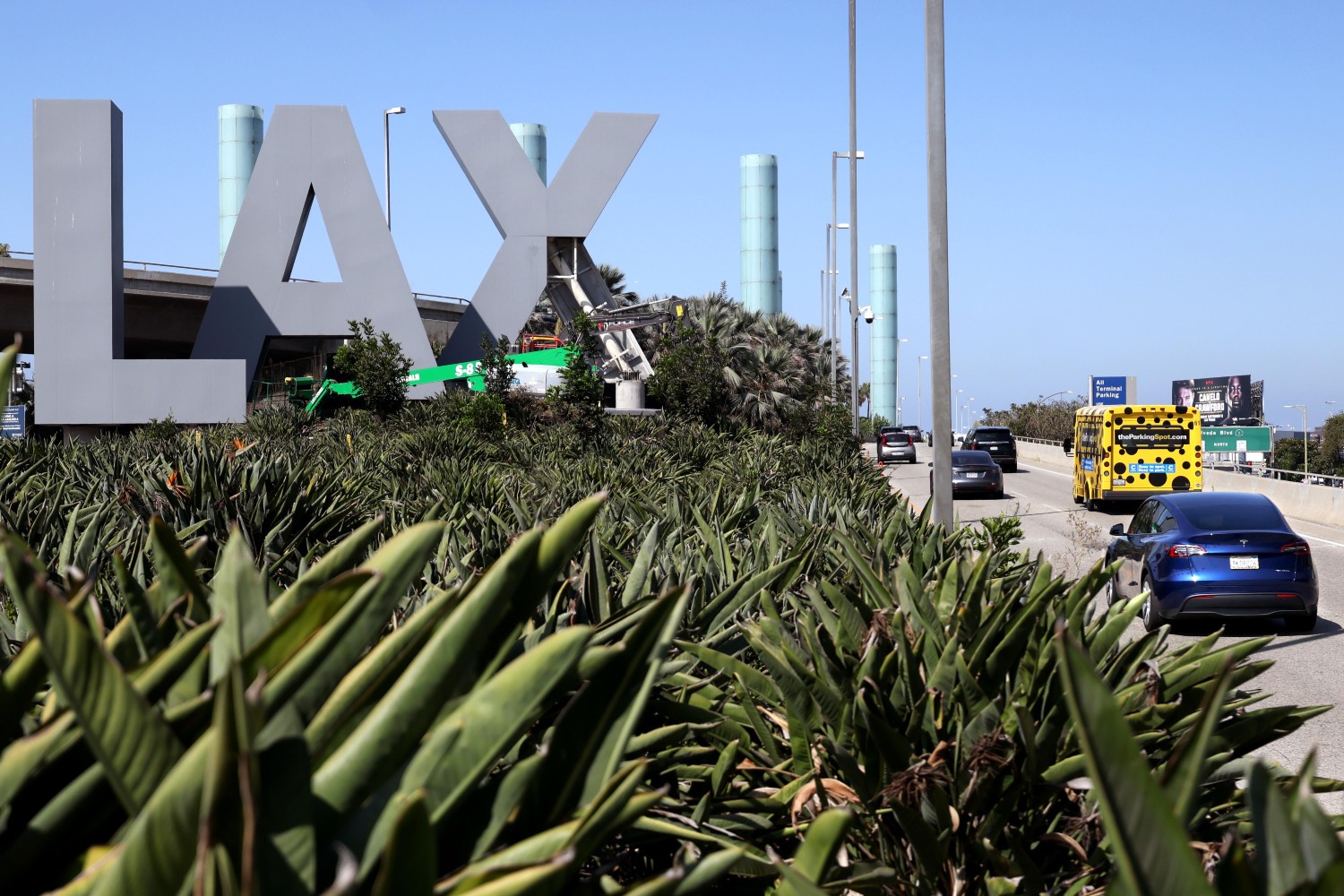 LAX Airport sign