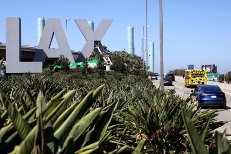 LAX Airport sign