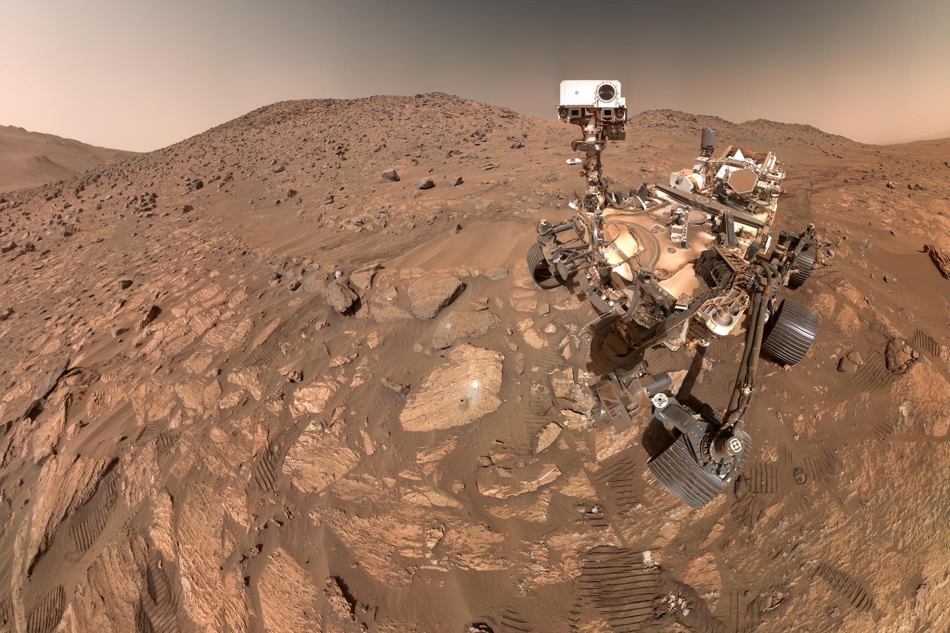 Mars Rover selfie