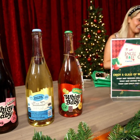 Whiny Baby wine bottles