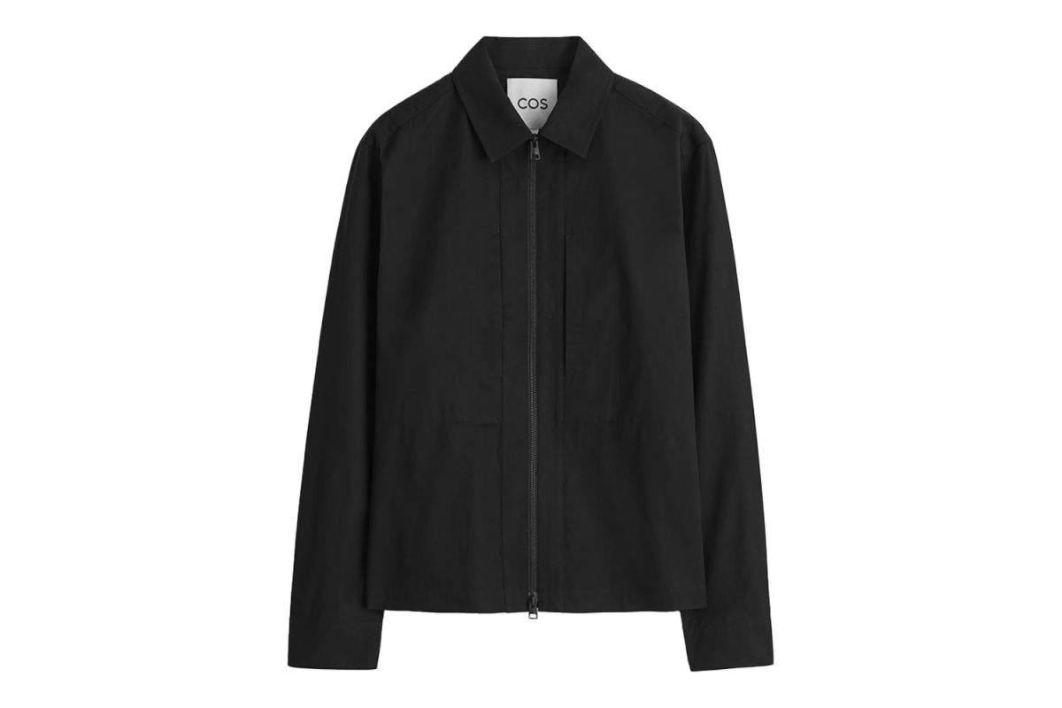 COS Cotton Zipped Overshirt