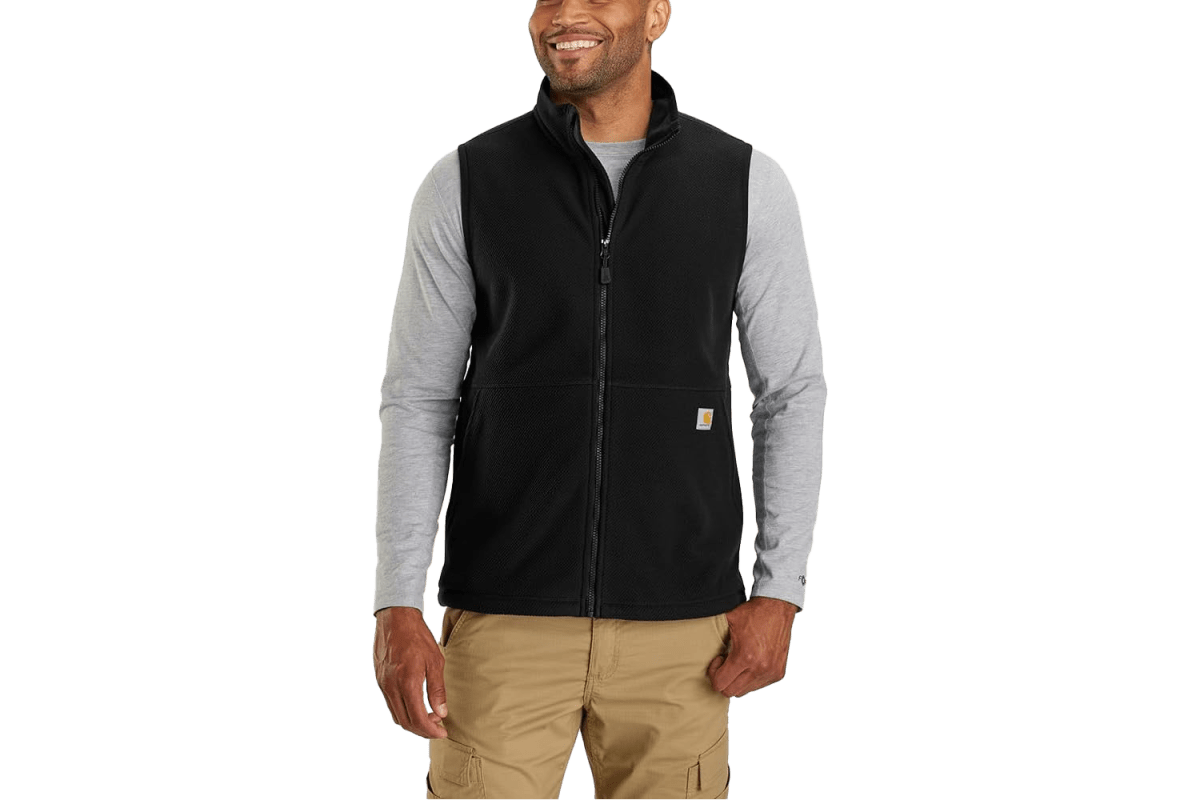 Carhartt Men’s 106418 Full-Zip Relaxed Fit Fleece Vest