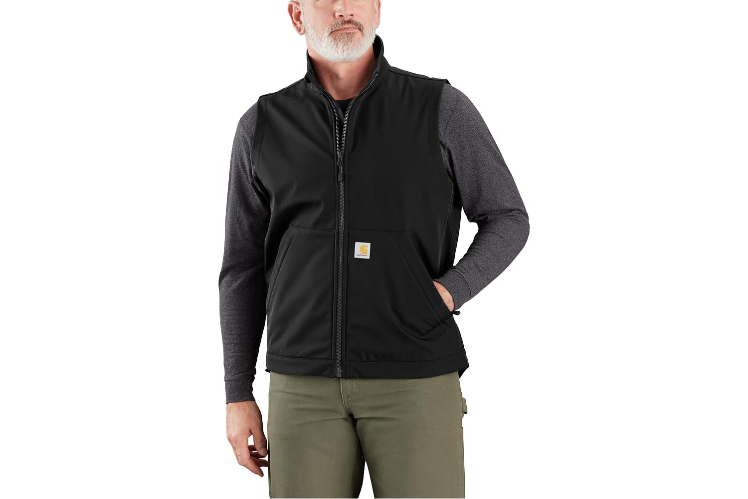 Carhartt Men’s 106439 Rain Defender Relaxed Fit Softshell Vest