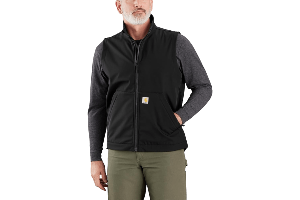 Carhartt Men’s 106439 Rain Defender Relaxed Fit Softshell Vest
