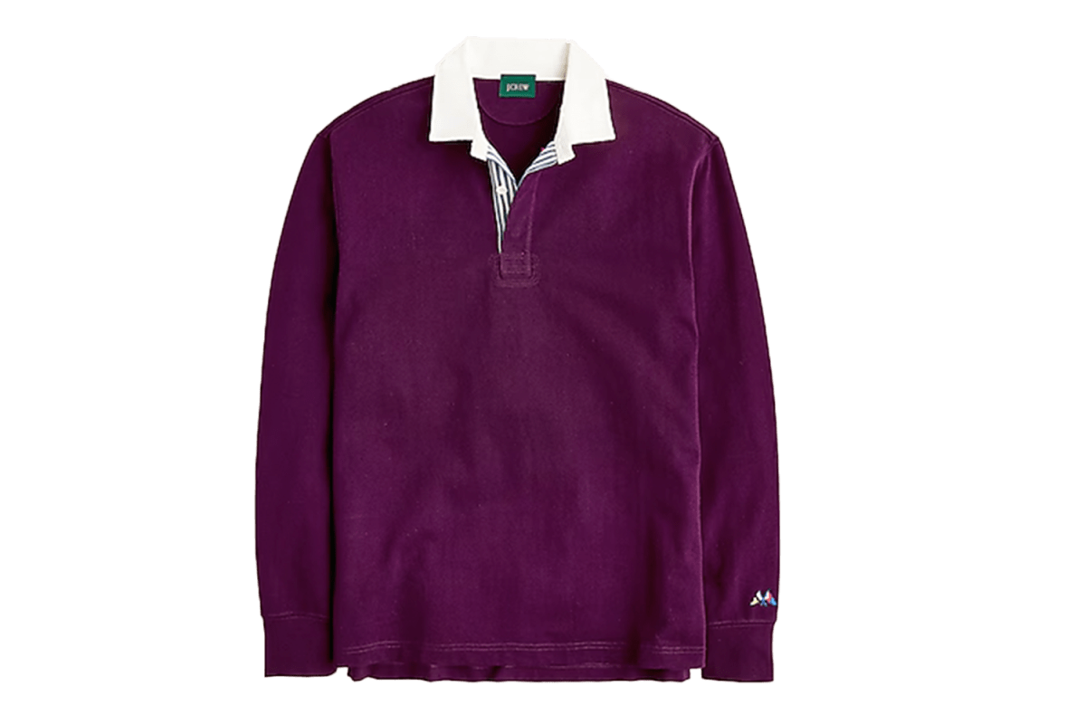 J.Crew Rugby with Striped Placket