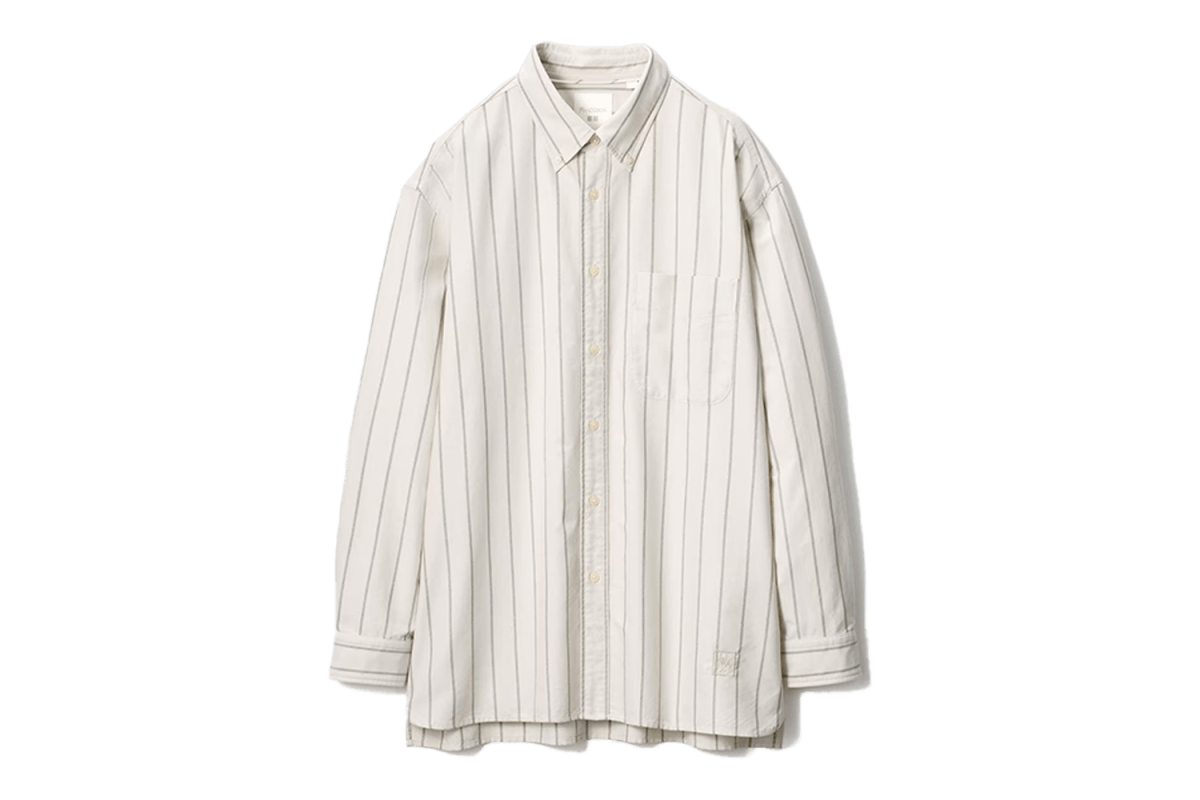 Uniqlo x JW Anderson Oxford Oversized Striped Shirt