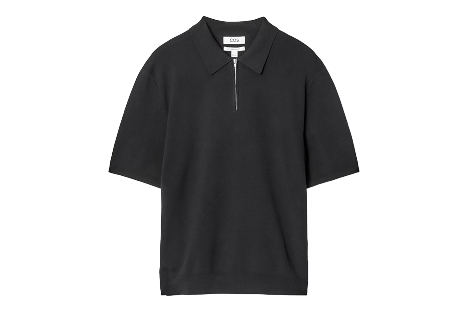 COS Regular Knitted Halfzip Polo Shirt