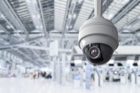 Camera in airport