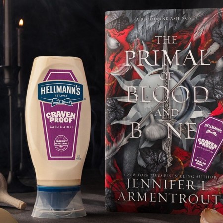 Book and garlic aioli