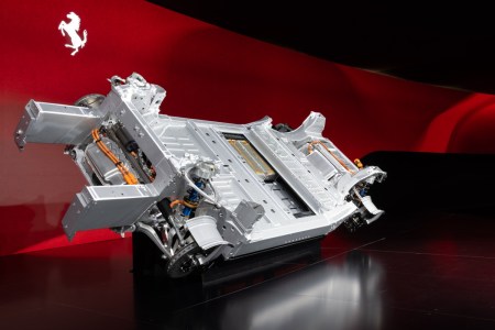Chassis of the Ferrari Elettrica