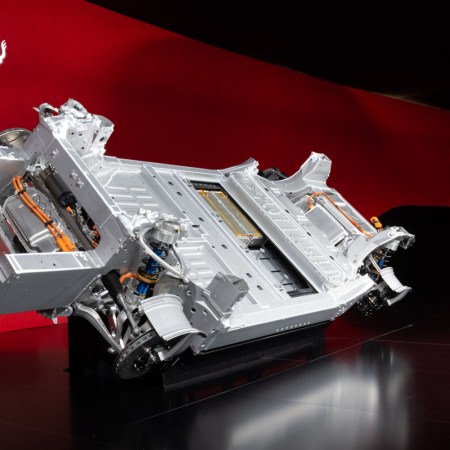 Chassis of the Ferrari Elettrica