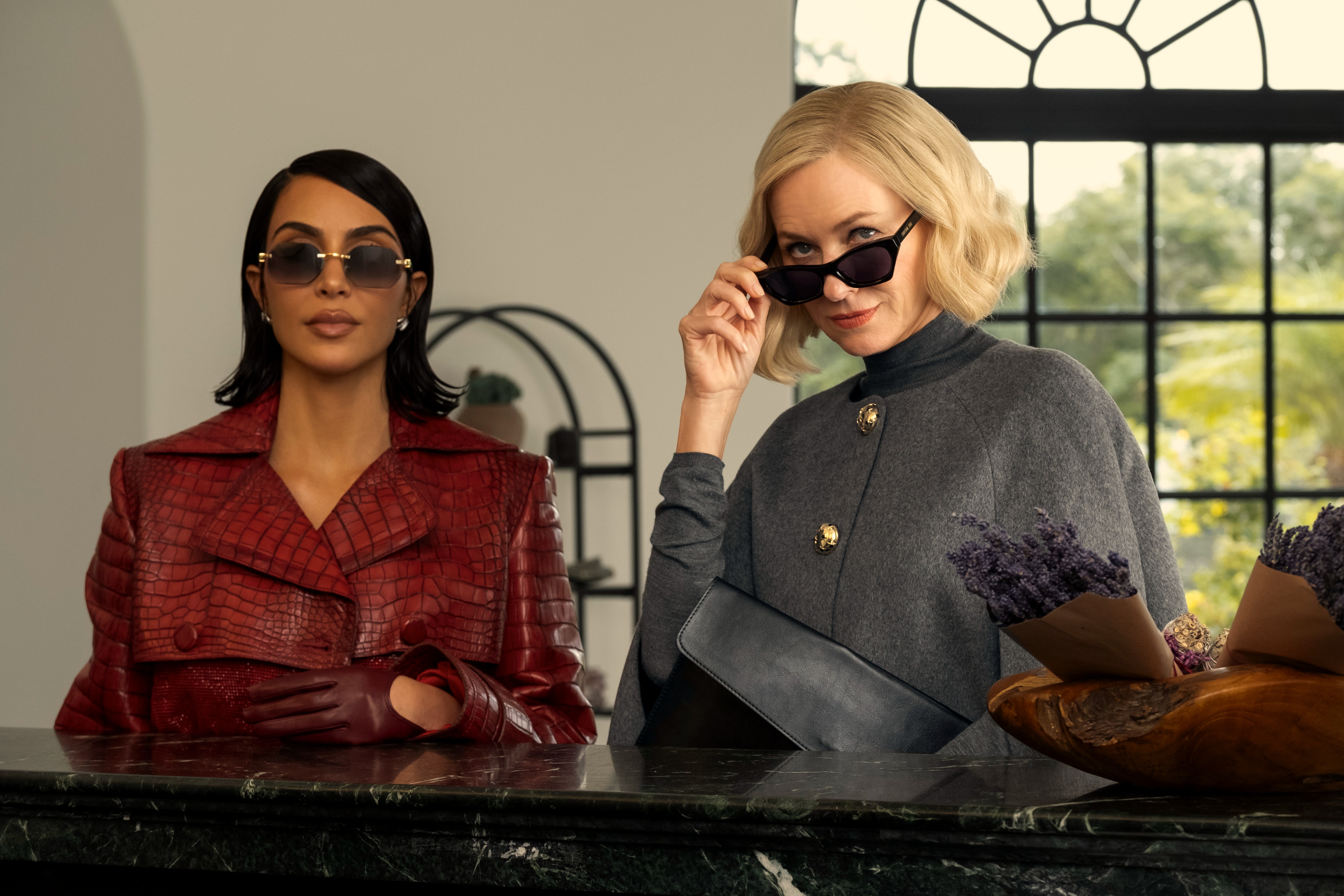 Kim Kardashian and Naomi Watts in "All's Fair"