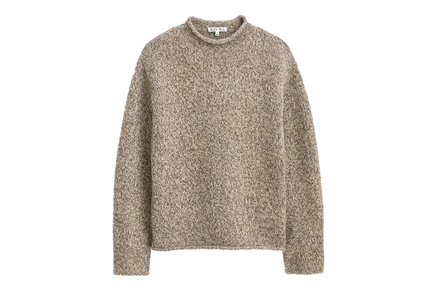 Alex Mill Marled Rollneck in Merino Wool