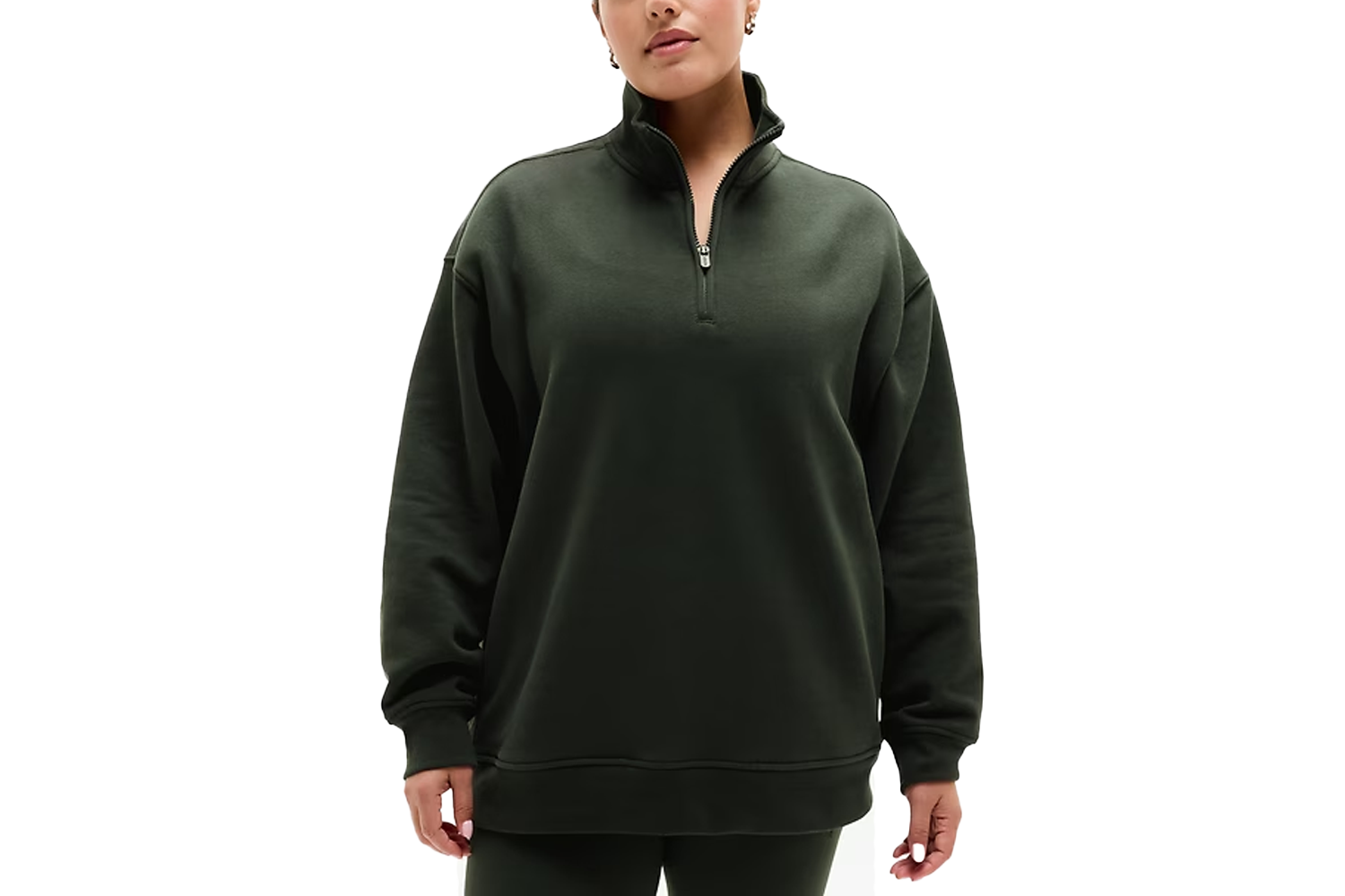 Athleta Forever Fleece 1/4 Zip Sweatshirt