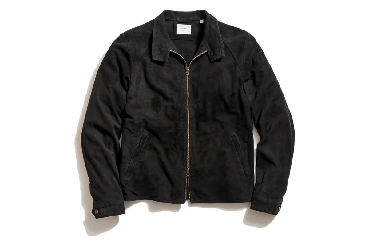 Billy Reid Suede Barracuda Jacket