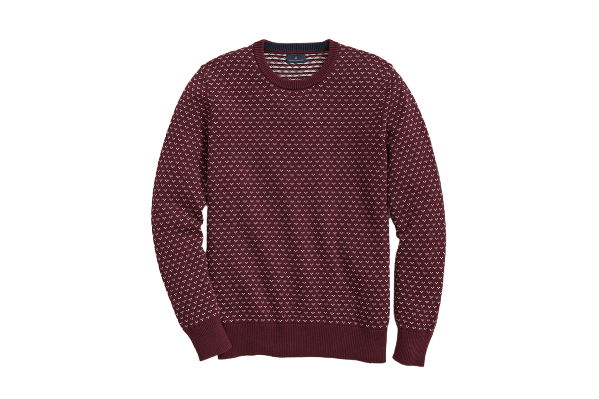 Brooks Brothers Cotton Dot Sweater