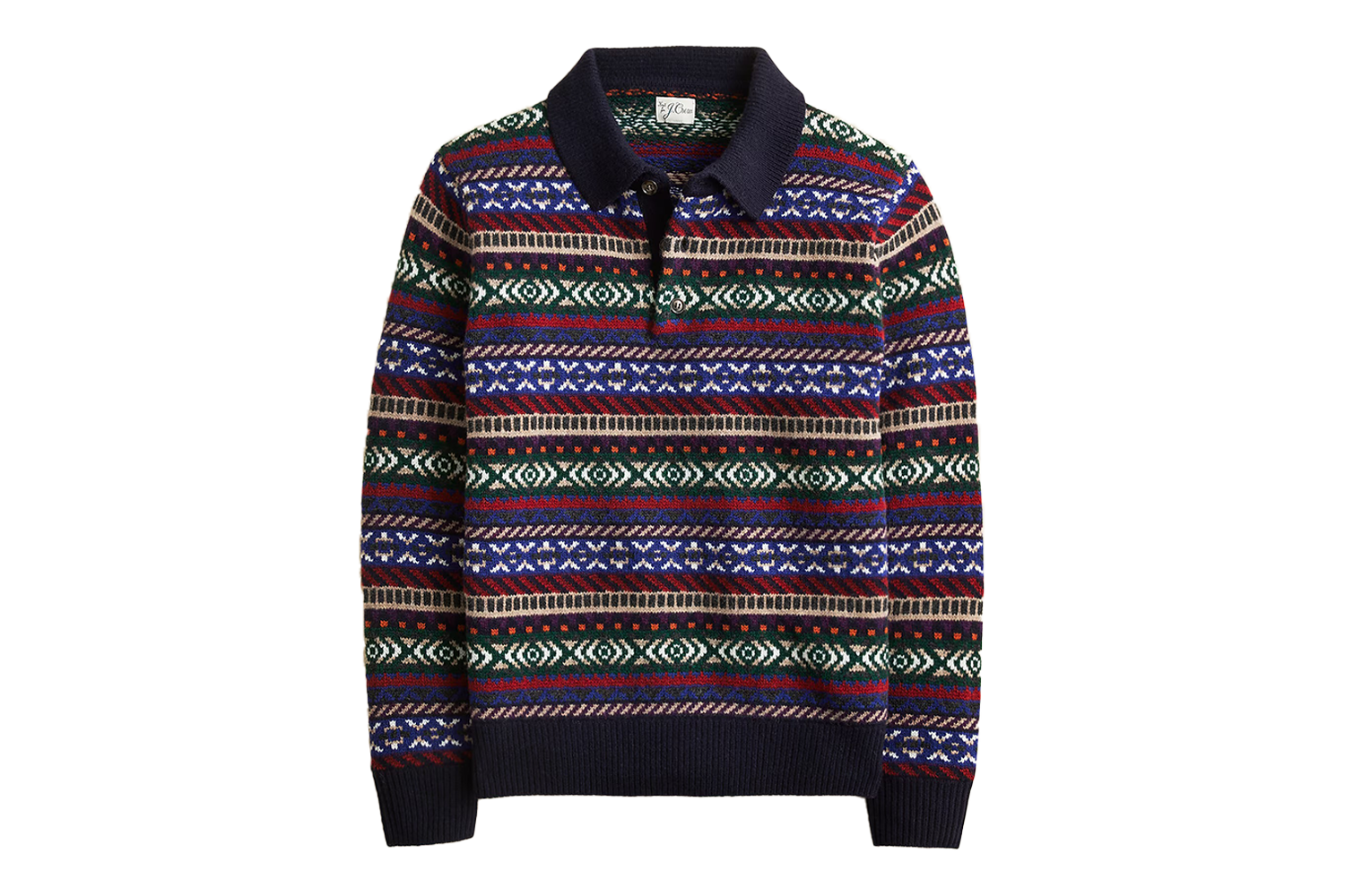 J.Crew Fair Isle Wool Sweater-Polo