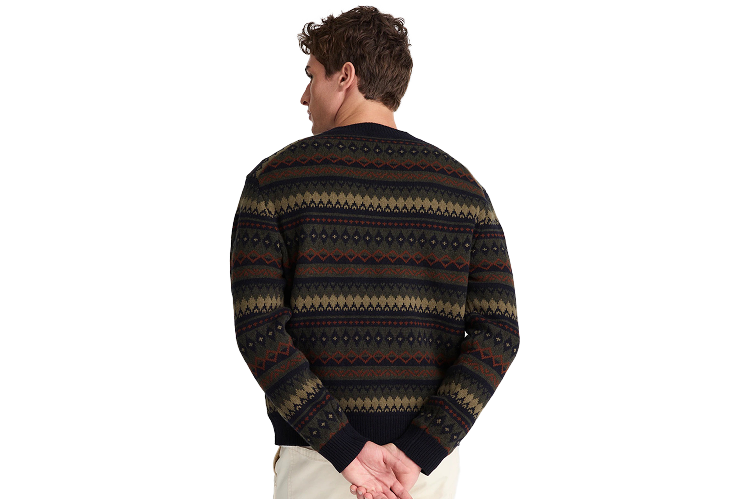 Madewell Fair Isle Crewneck Sweater in Heritage Merino Wool