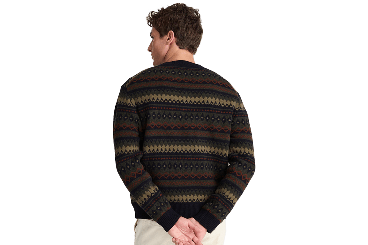 Madewell Fair Isle Merino Wool Crewneck Sweater