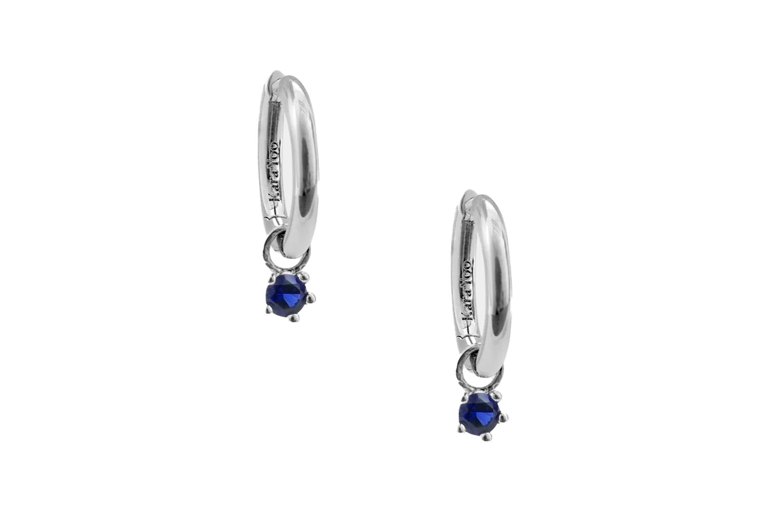 Kara Yoo Birthstone Hoops
