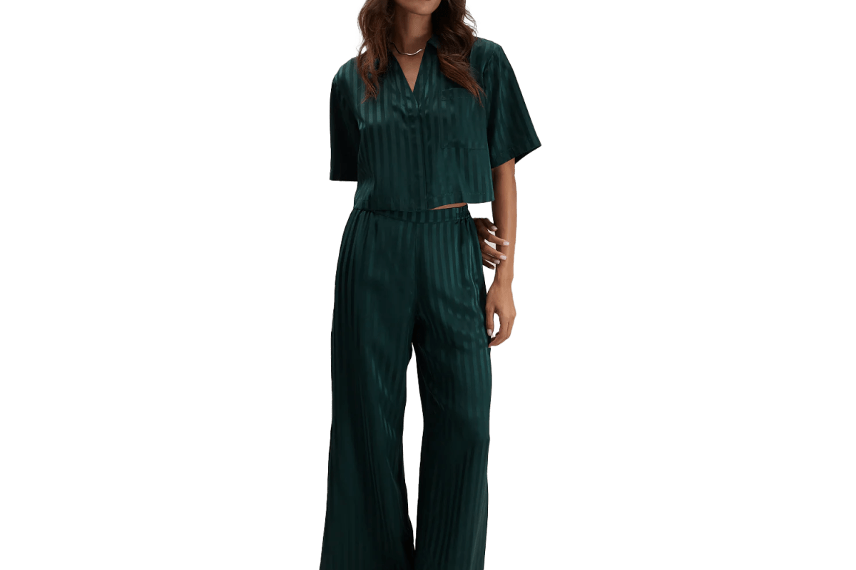Lunya Washable Silk High Rise Pant Set