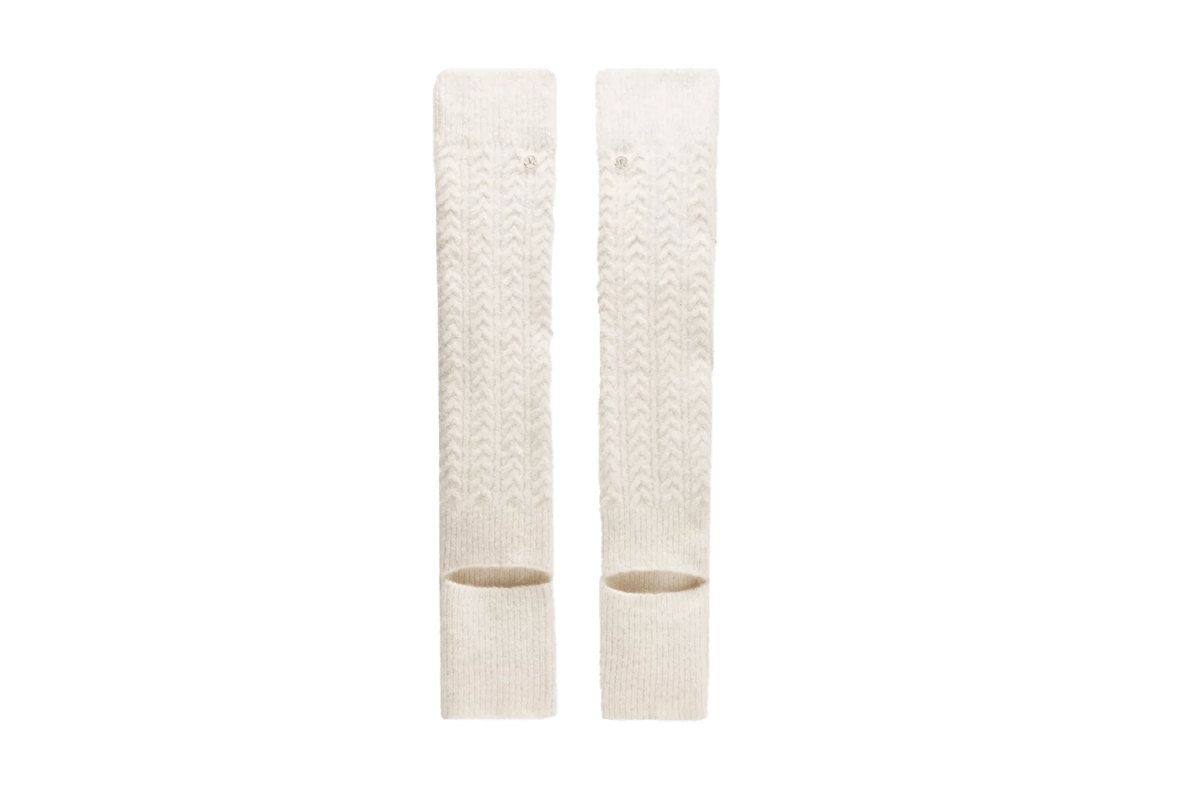Lululemon Wool-Blend Cable-Knit Leg Warmers