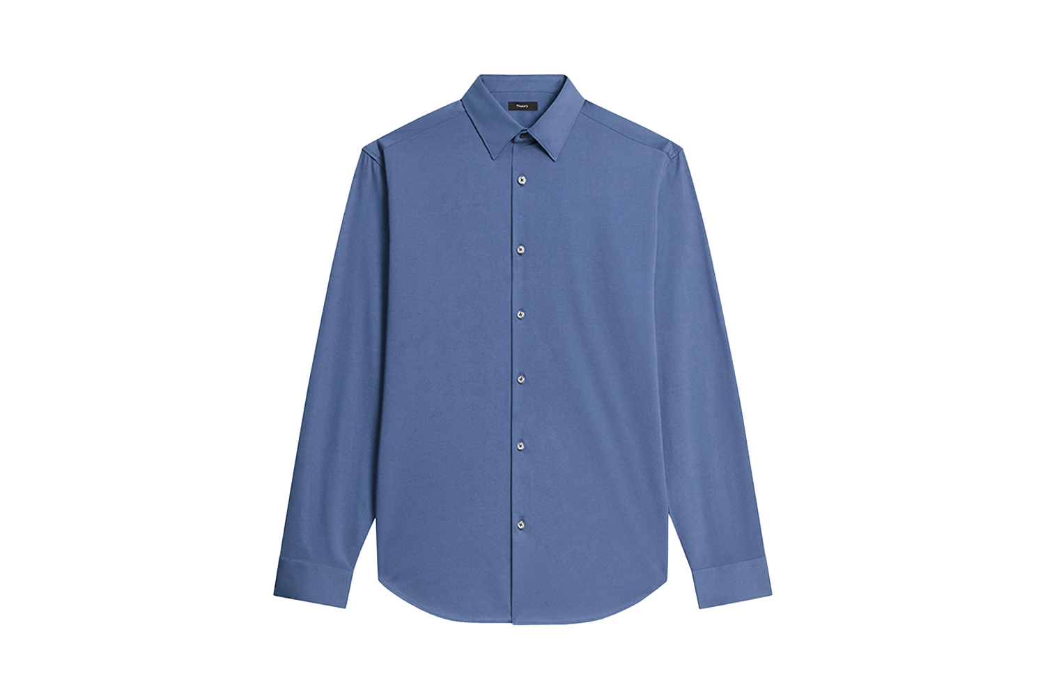 Theory Sylvain ND Structure Knit Button-Up Shirt