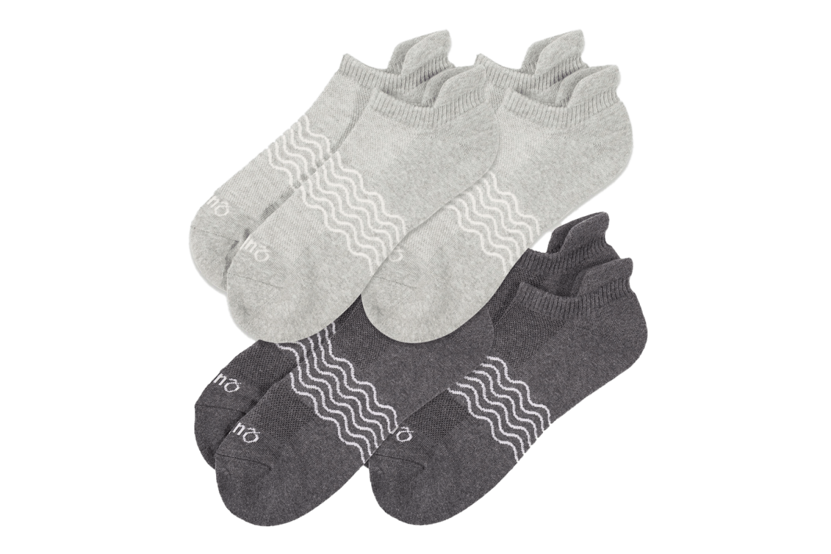 Quince Everyday Cotton Solid Ankle Socks (4-pack)