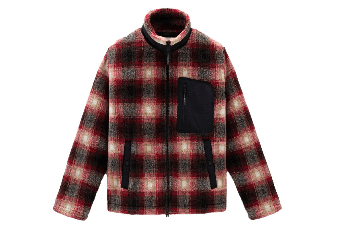 Woolrich Sweatshirt in Sherpa Wool Blend