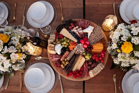 Plate of appetizers